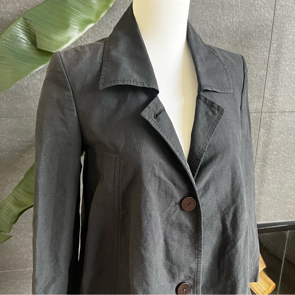 Stella McCartney Black Button Front Jacket - Picture 4 of 16